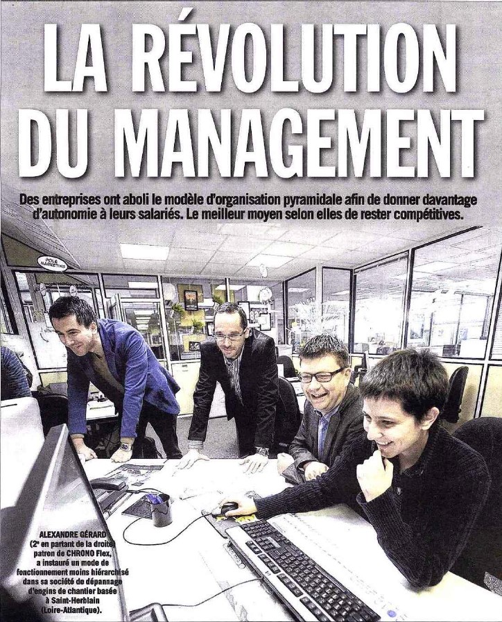 La révolution du management — à la une du Parisien